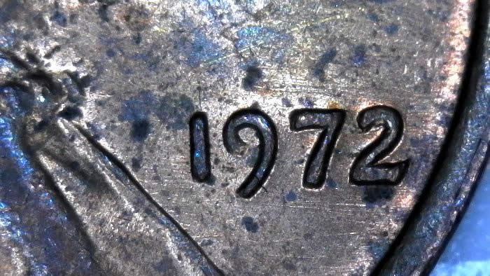 1972-P-Lincoln-Cent-1-DO-003-Found-In-Circulated-Bankroll!-Mid-Die-State